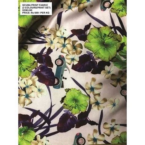 Printed Scuba Fabric For Garments Making at Rs 600/kg | Scuba Fabric in ...