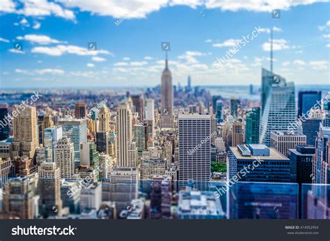 Aerial View Manhattan Skyline New York Stock Photo 414952954 | Shutterstock