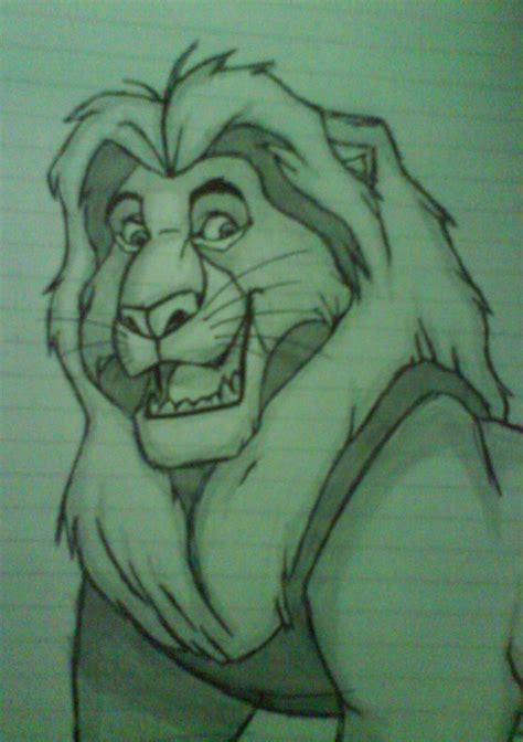 My Drawing of Mufasa - The Lion King Fan Art (7885625) - Fanpop