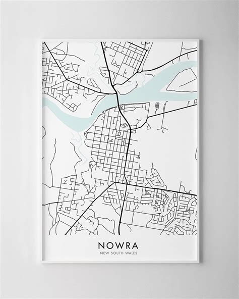 Nowra NSW Map Print - Chelsea Chelsea