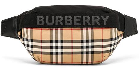 Burberry Sonny Fanny Pack in Black - Lyst