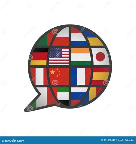 Foreign Language Translation Creative Icon Logo Vector Stock Vector - Illustration of design ...