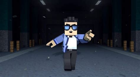 Oppa Minecraft Style: Dancing Blocks Parody Gangnam Style