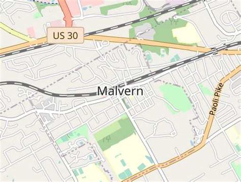 Malvern Pa Map