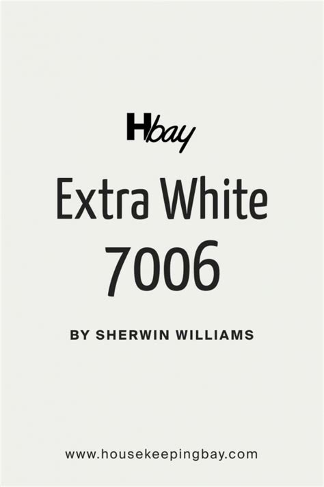 Extra White SW-7006 Paint Color by Sherwin-Williams