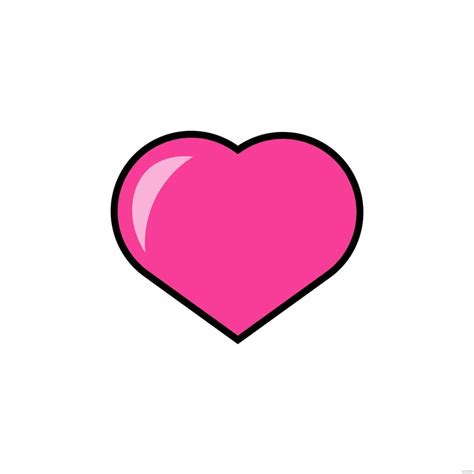 Pink Heart Clipart in Illustrator, SVG, JPG, EPS, PNG - Download ...