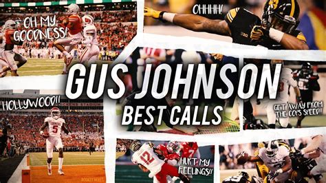 Gus Johnson's Best Calls - "The Most Exciting Voice in Sports" - YouTube