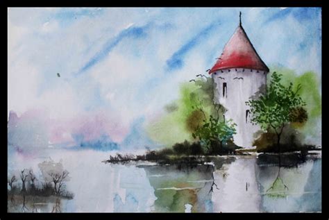 Get 18 Painting Tutorial Easy Landscape Watercolor Painting For 131859 | Hot Sex Picture