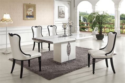 Ipoh Marble Dining Table with 8 Chairs | Marble King