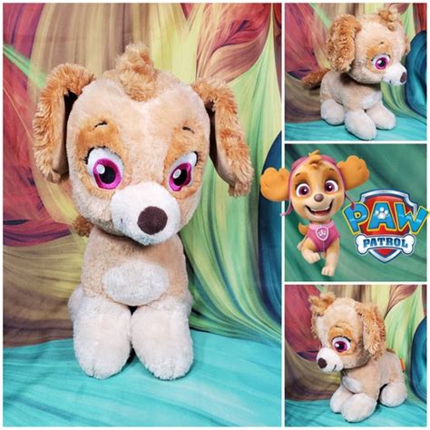 Build-a-bear Paw Patrol Skye Plush Girl Puppy Dog BABW Stuffed - Etsy