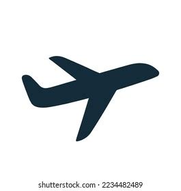 Airplane Icon Airplane Icon Transportation Logo Stock Vector (Royalty ...