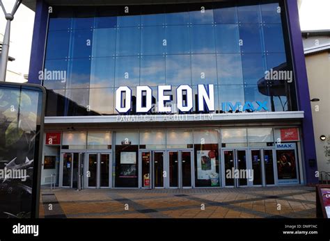 A view of the facade of the Odeon imax cinema at Riverside, Norwich, Norfolk, England, United ...