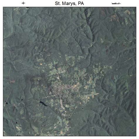 Aerial Photography Map of St Marys, PA Pennsylvania