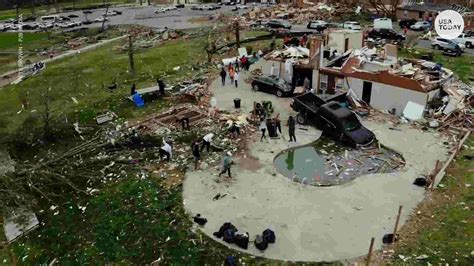 Nashville tornado caused devastation drone footage shows