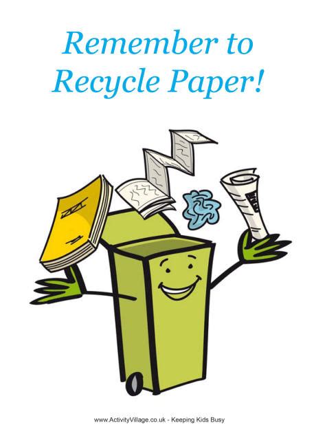 Poster - Remember to Recycle Paper!