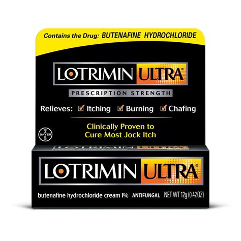 Lotrimin Ultra Extra Strength Jock Itch Treatment Cream, 0.42 oz Tube ...