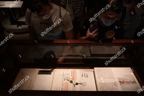 Visitors Look Replica Treaty Nanking Hong Editorial Stock Photo - Stock Image | Shutterstock