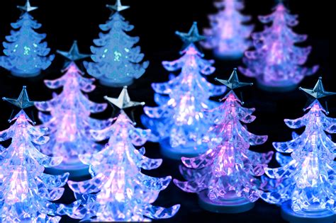 Photo of illuminated christmas trees | Free christmas images