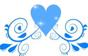 vector clip art online, royalty free & public domain | Blue heart, Image symbols, Clip art