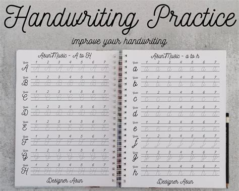 Printable Cute Handwriting Practice Sheets