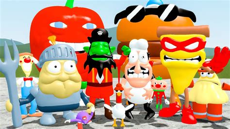 NEW PIZZA TOWER BOSSES & CHARACTERS in Garry's Mod! (Ninja Slice, Pizza ...