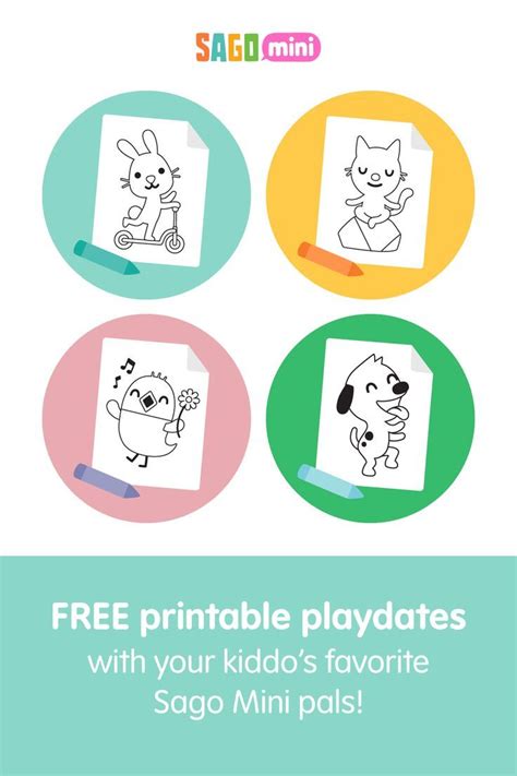 FREE Printables with the Sago Mini pals! | Free printables, Mini, Printables