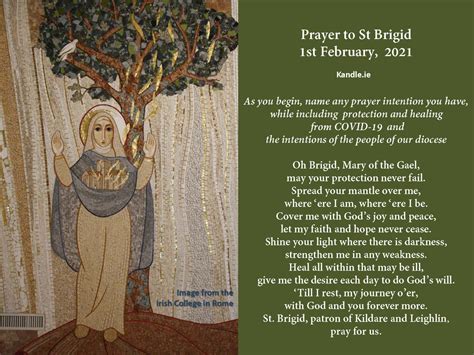 Prayer to St Brigid - Carlow Cathedral