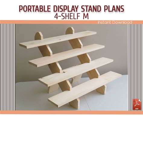 Portable Craft Fair Display Stand Plans DIY Wooden Display - Etsy