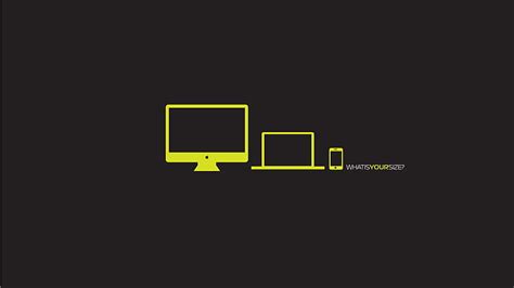 Yellow laptop illustration, desktop, laptop, smartphone, What is your ...