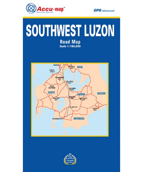 Southwest Luzon Road Map - Accu-Map