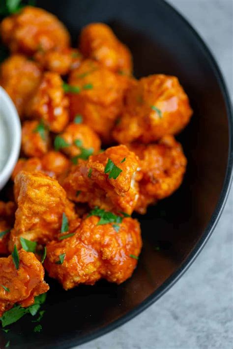 Air Fryer Cauliflower Wings - Delish Knowledge