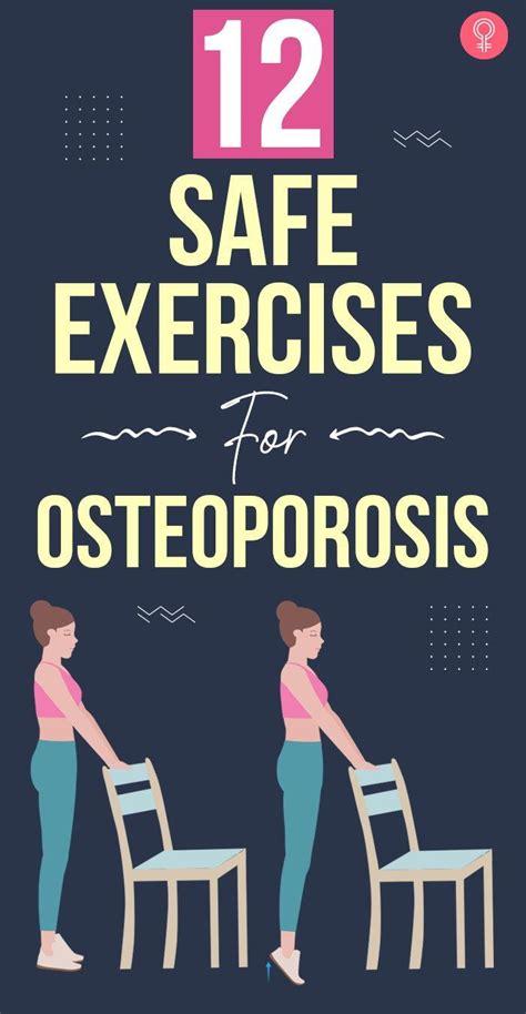 13 Safe Exercises For Osteoporosis With Steps And Pictures | Osteoporosis exercises, Safe ...