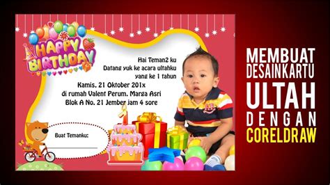 Kumpulan Birthday Party Contoh Surat Undangan Ulang Tahun Dalam Bahasa ...