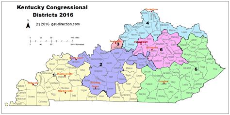 Kentucky Congressional District Map