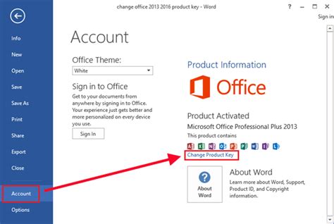 Microsoft Office Entering Product Key