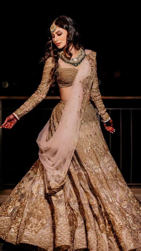 Mouni Roy Hottest & Trendy Engagement Lehenga Designs | Trendy Lehenga Designs | Bridal Lehengas