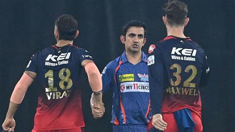 IPL 2023: Virat Kohli and Gautam Gambhir in a verbal spat after RCB ...