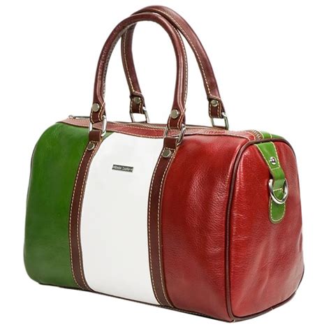 MESSINA- Women's handmade genuine leather duffle handbag with italian ...