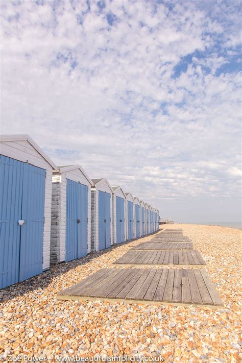 https://flic.kr/p/E1qYKt | Row of beach huts in blue and white at Bexhill, East Sussex, UK ...