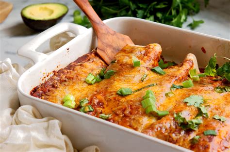 Easy Black Bean Chicken Enchiladas Recipe | Unpeeled Journal