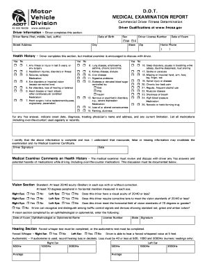 17 Printable dot medical examination Forms and Templates - Fillable ...