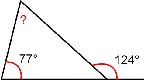 The angle sum of a Triangle is 180° - lesson with proof & varied exercises