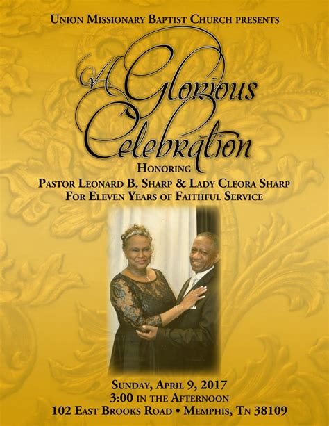 Union Pastor's Anniversary Program by Herman Dickey - Issuu