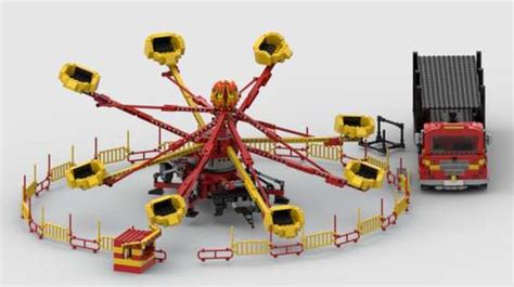 LEGO MOC Octopus Fairground ride by Gdale | Rebrickable - Build with LEGO