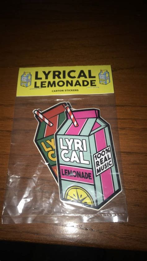 Lyrical Lemonade Carton Sticker | Grailed