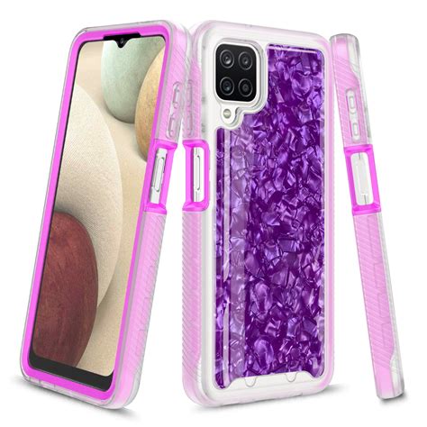 Samsung Galaxy A12 Case, Rosebono Graphic Design Shockproof Impact ...