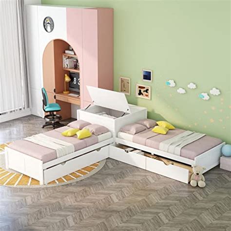 Best L-Shaped Twin Beds With Corner Table: Get The Most Out Of Your ...