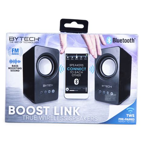 bluetooth® boost link true wireless speakers | let go & have fun