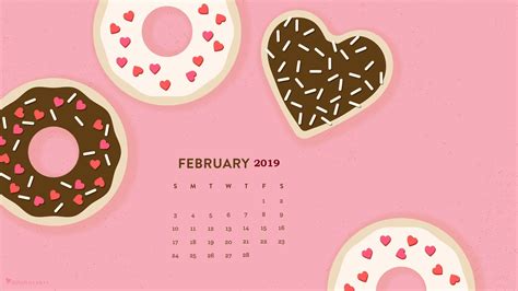 February 2019 HD Calendar Wallpaper | Cute wallpapers for computer, Calendar wallpaper, Cute ...