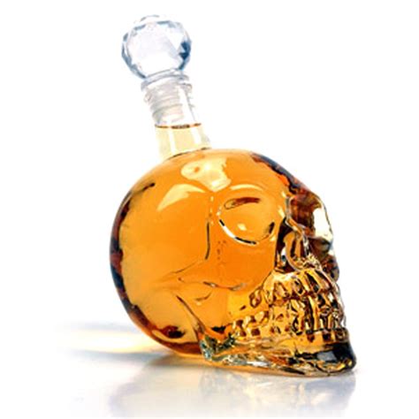 Skull Barware Glass Bottle – Uno & Company